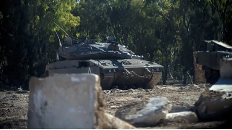 IDF Tank Near Gaza