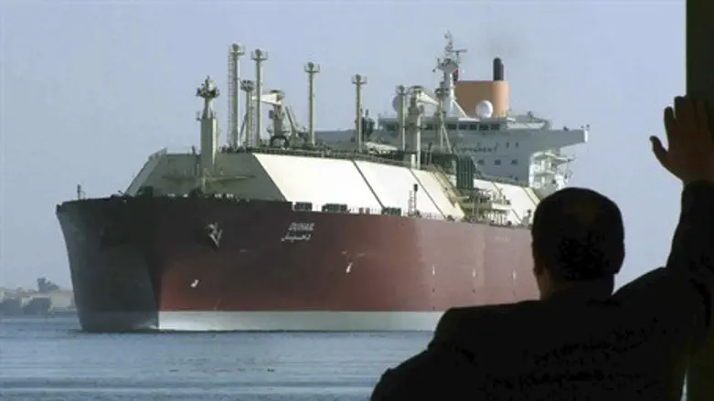 Oil Tanker in Suez Canal