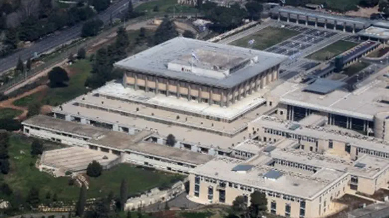 Is the Knesset in the capital of Israel?