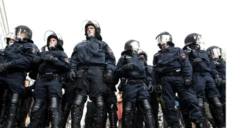 German Riot Police