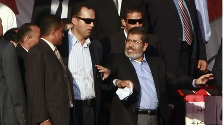 Morsi at Tahrir Square