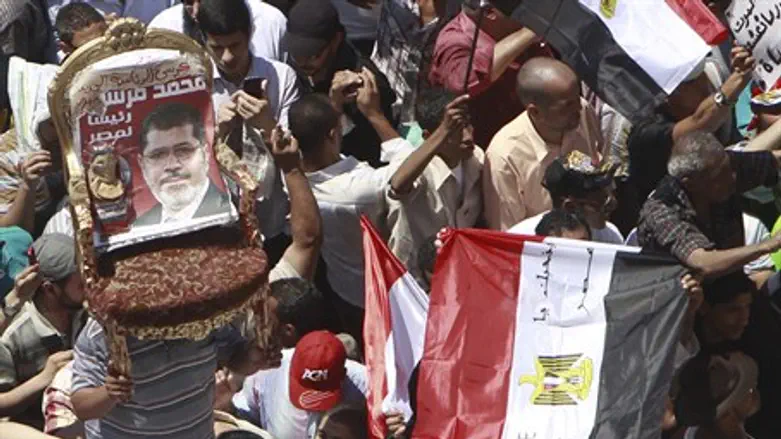 Egyptian supporters of Muslim Bortherhood