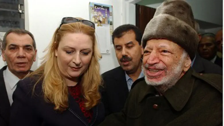 Suha and Yassir Arafat