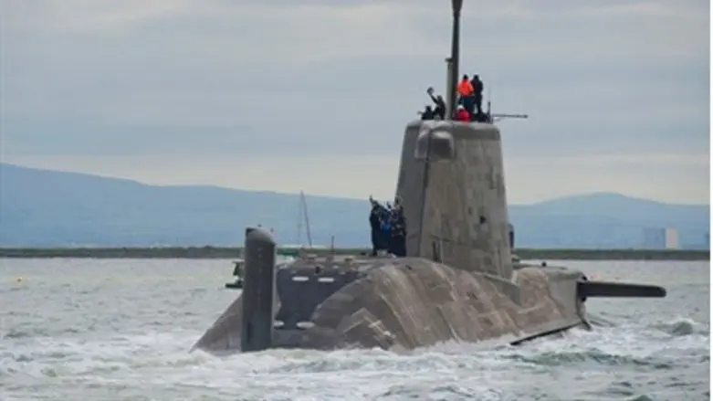  BAE submarine sets sail in Britain for sea t