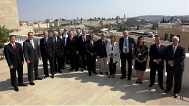 חברי הפרלמנט מכל העולם בירושלים