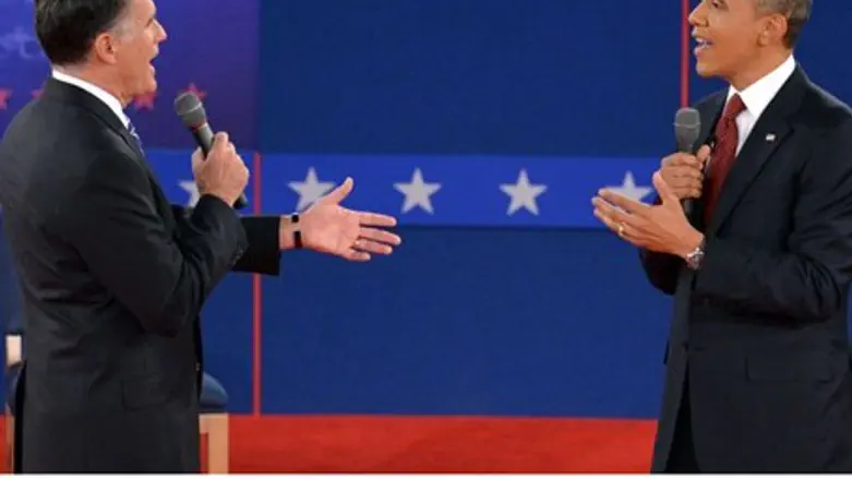 Obama and Romney in second debate