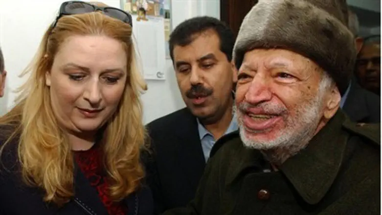 Suha Arafat and Yasser Arafat