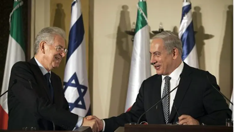 Netanyahu and Monti