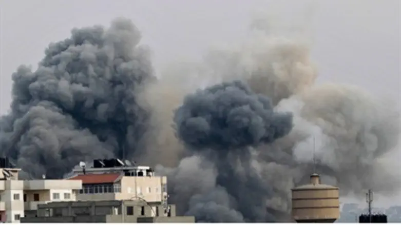 Gaza explosion (file)