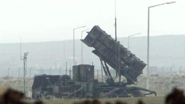 Patriot anti-missile launchers in Turkey in 2