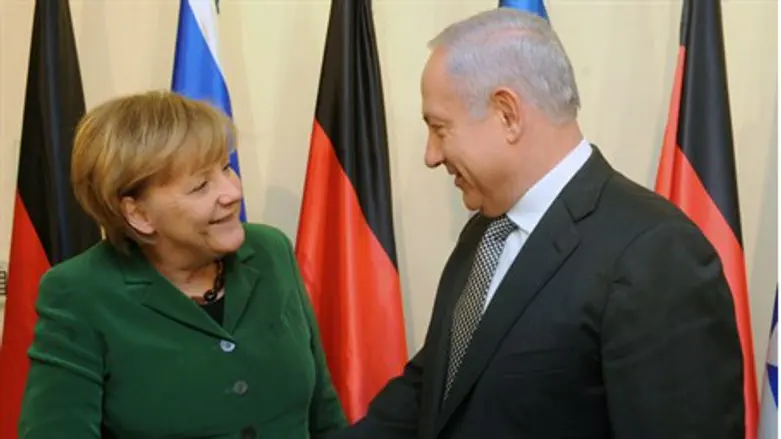  PM Netanyahu and German Chancellor Angela Me