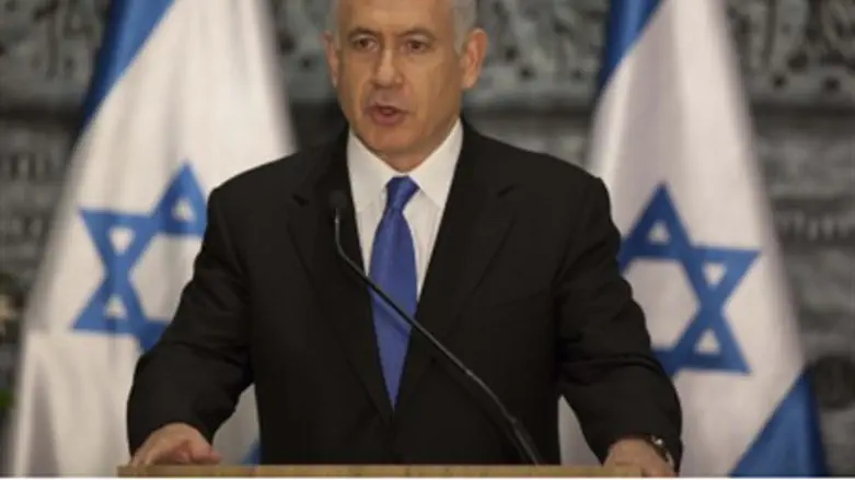 Netanyahu at Presidential Residence