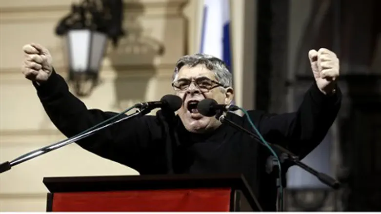 Golden Dawn party leader Nikolaos Mihaloliako
