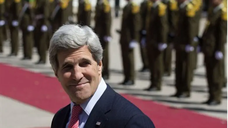 John Kerry in Ramallah