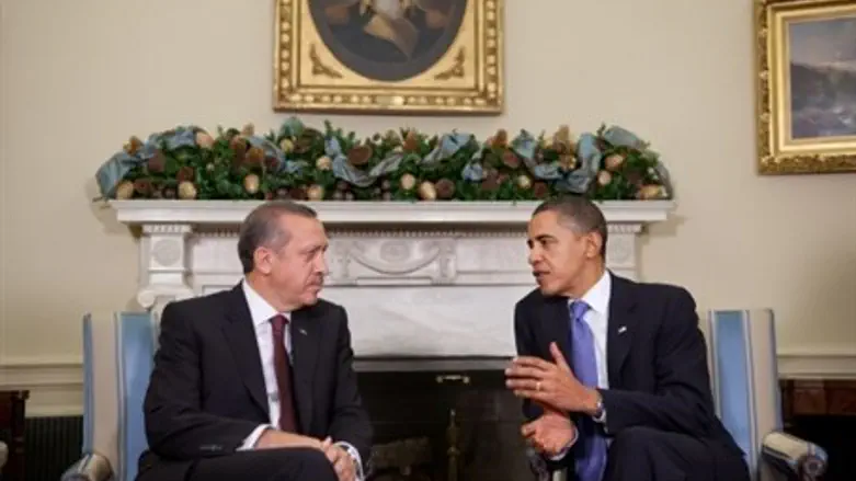 Turkey's PM Erdogan, US Pres. Obama