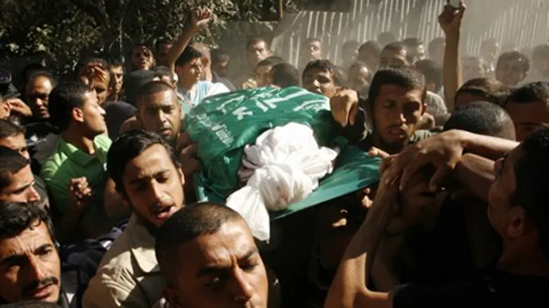 Funeral for terrorist killed in airstrike (ar