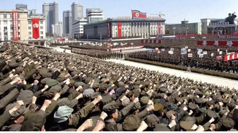 North Korean parade 