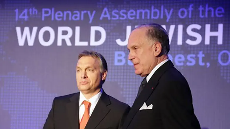 Hungarian Prime Minister Viktor Orban and WJC