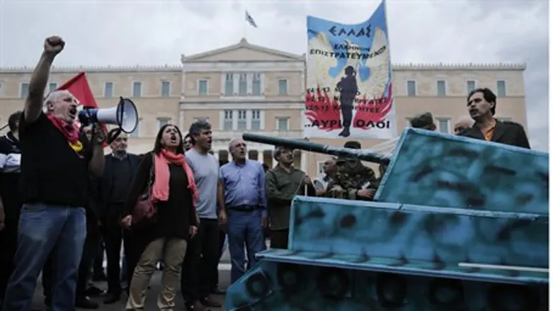 Golden Dawn MP Shouts 'Heil Hitler' 