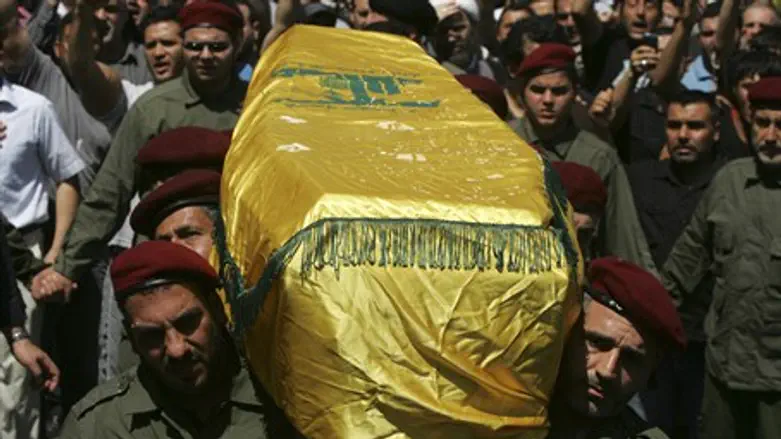 Burial of Hezbollah fighter killed in Syria
