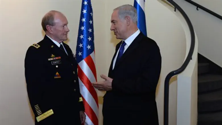 Netanyahu and Dempsey
