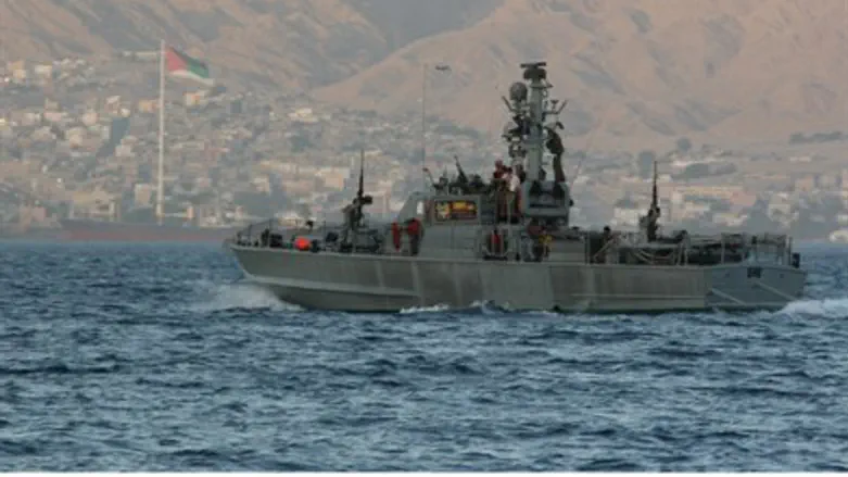 IDF warship patrols in Red Sea