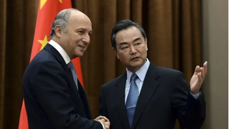 French, Chinese Foreign Ministers in previous