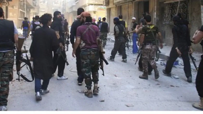 Fighters in Yarmouk camp