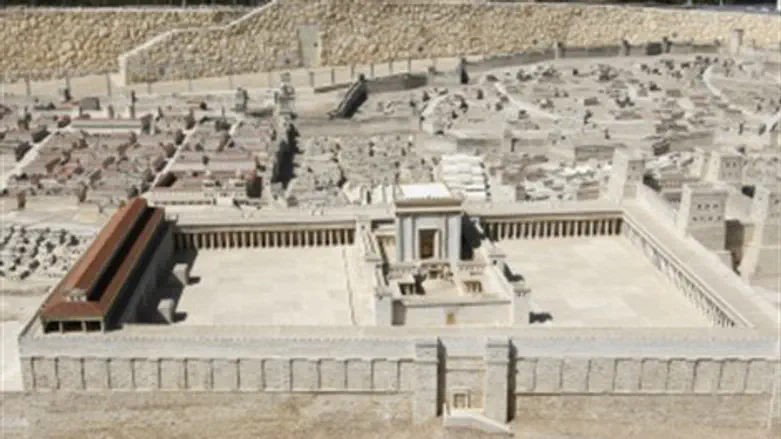 דגם בית המקדש במוזיאון ישראל