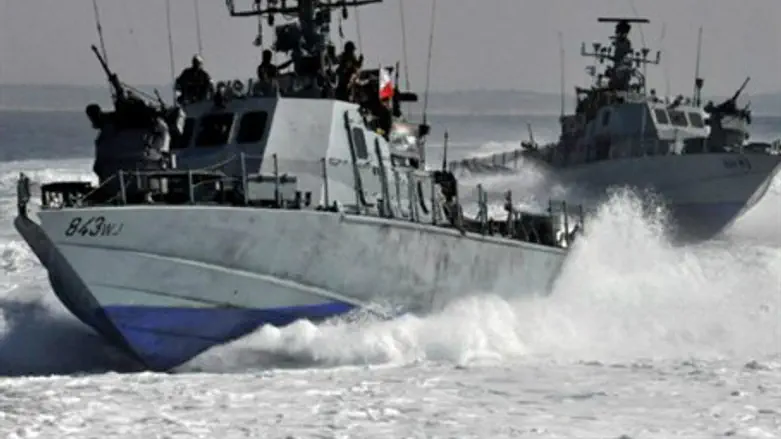   Israeli navy ship to the rescue