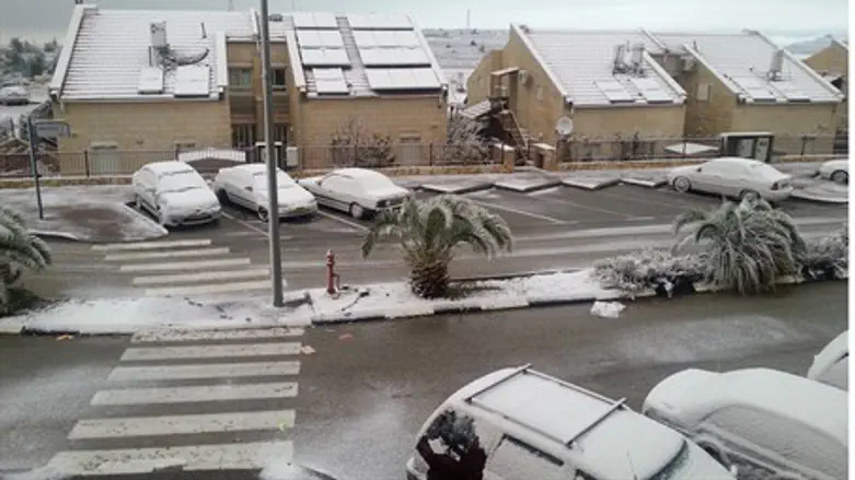 Snow in Beit El