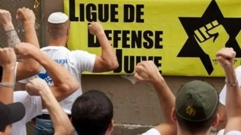 LDJ members demonstrate in France