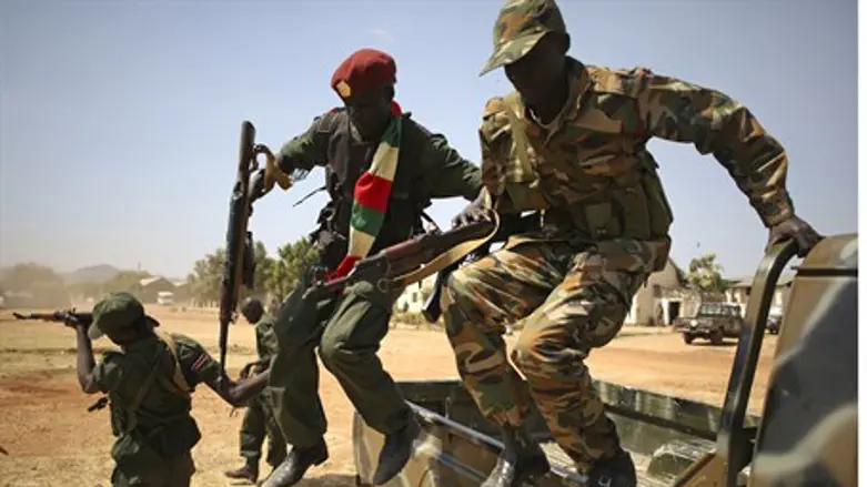 SPLA soldiers in South Sudan (illustrative)