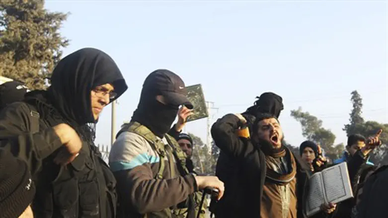 Fighters from the Islamic State in Iraq and t