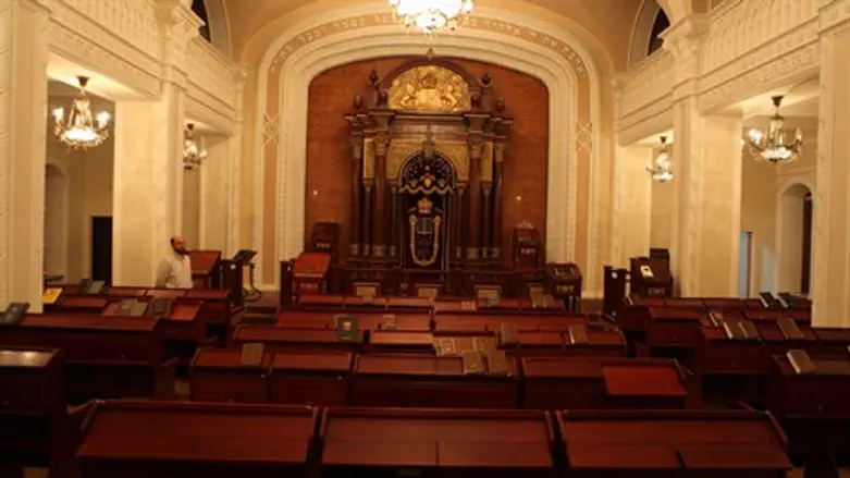 זעם בקהילה היהודית. בית כנסת באוקראינה