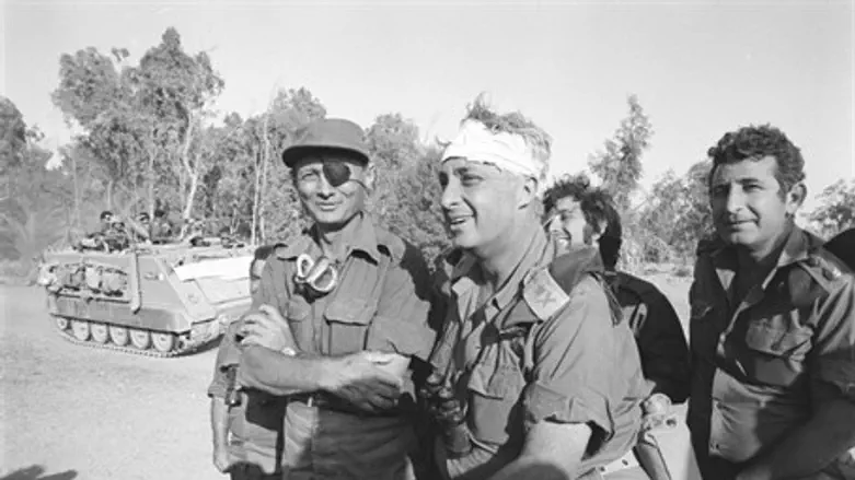 Ariel Sharon during Yom Kippur War