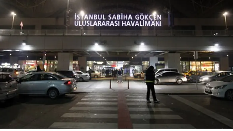 Sabiha Gokcen Airport of Istanbul after faile
