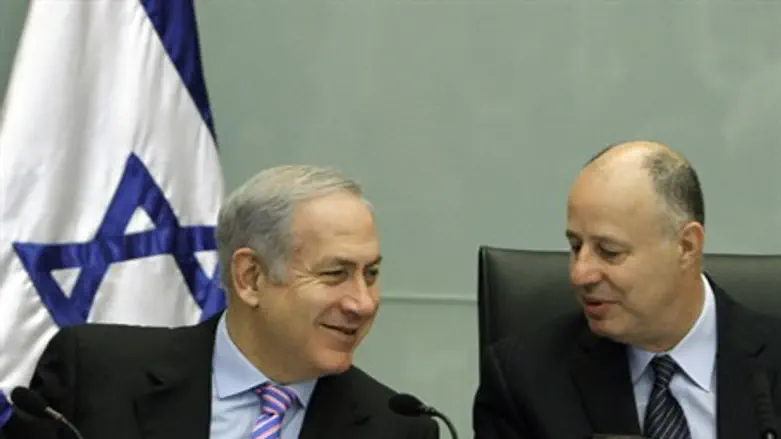 Netanyahu and Hanegbi (file)