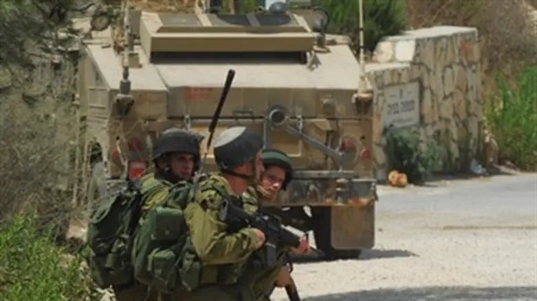 IDF soldiers in action.