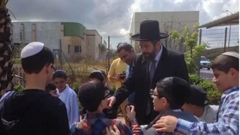 Chief Rabbi David Lau in Sderot
