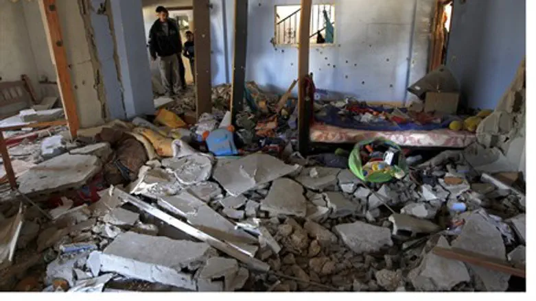 Terrorists' home after operation