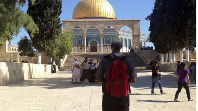 Jewish man on the Temple Mount