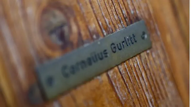 Cornelius Gurlitt's name plate at his home (file)