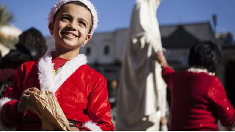 Christian Arab boy in Nazareth (file)