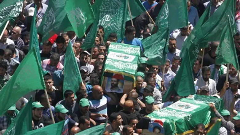 Hamas funeral in Ramallah
