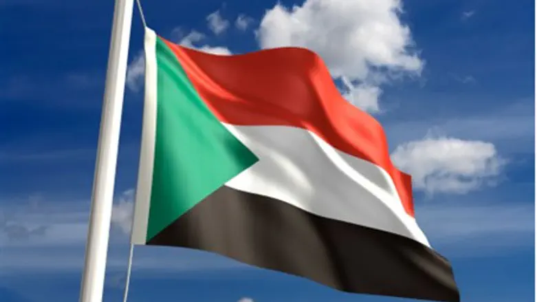 Sudanese flag (illustration)