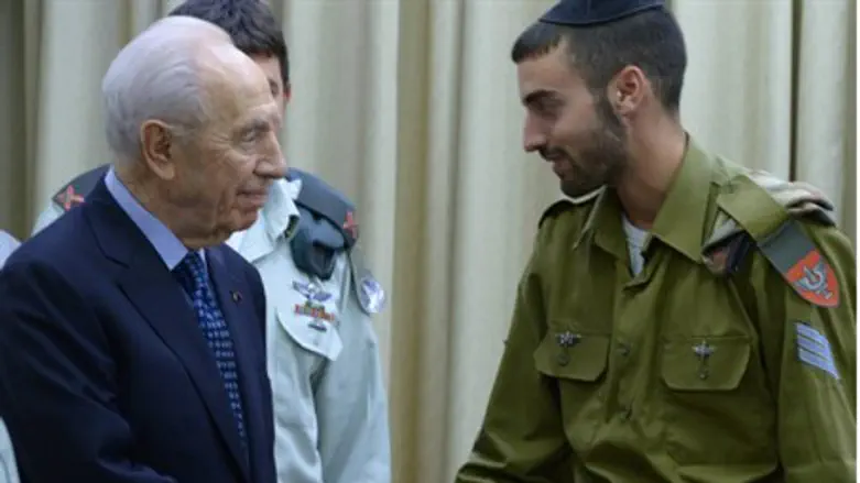 President Shimon Peres and Nahal Hareidi sold