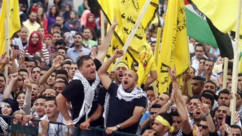 Peaceful? Fatah rally (file)