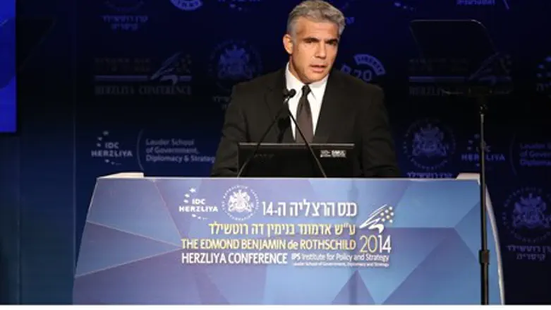 Lapid at Herzliya Conference