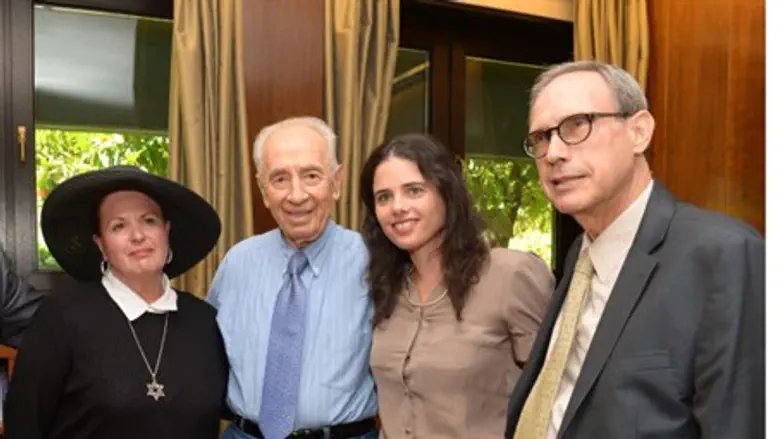 Esther Pollard, Shimon Peres, Ayelet Shaked, 